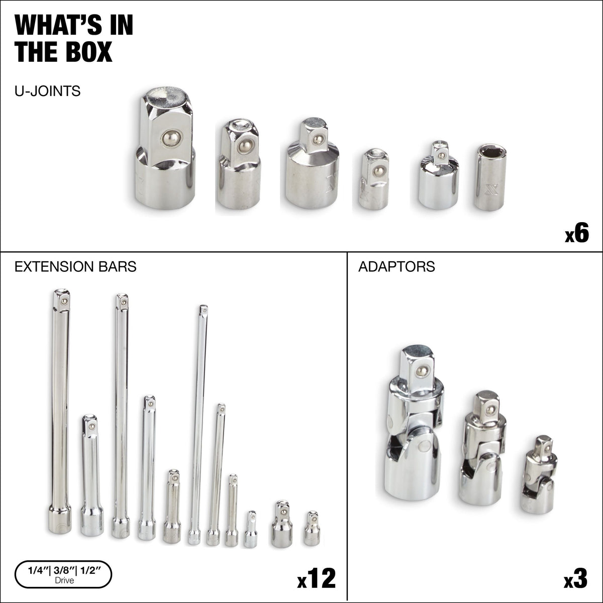 Extension Tool & Socket Accessory Set, 20-pc L0A8 - product image 2