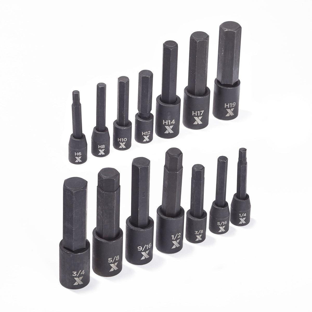 Hex Impact Socket & Bit Socket Set, 14-pc, SAE/Metric M9X7 - product image 4