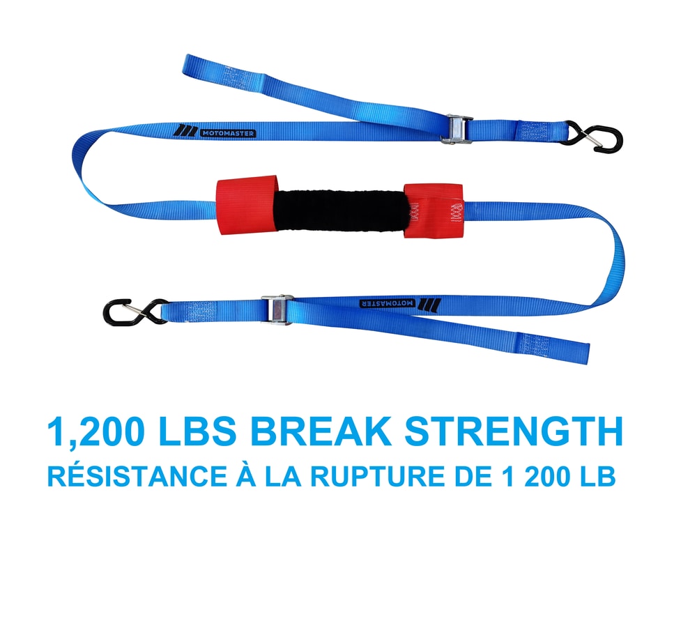 1,200-lb Motorcycle Tie Down Strap, 1 3/8-in x 12-ft K5D2 - product image 3