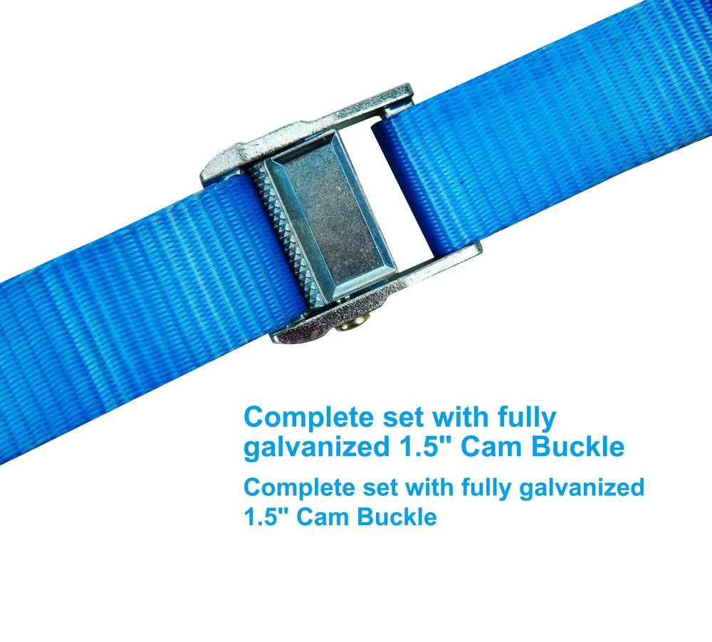 1,200-lb Motorcycle Tie Down Strap, 1 3/8-in x 12-ft Z1P4 - product image 6
