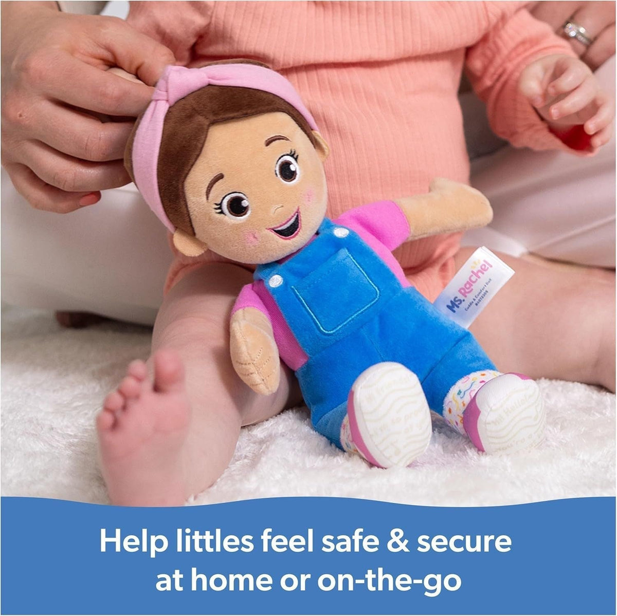Rachel Cuddle & Comfort Doll 11-in Premium Plush, Ages 6 Months to 3+ Z1P0 - product image 7
