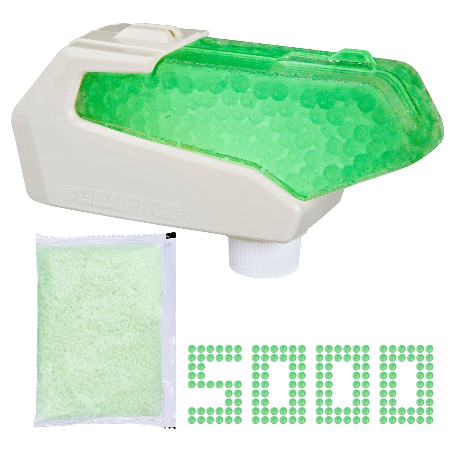 Pro Gelfire Glow In The Dark Nightfall Hopper with 5000 Gelfire Rounds K1W6 - product image 6