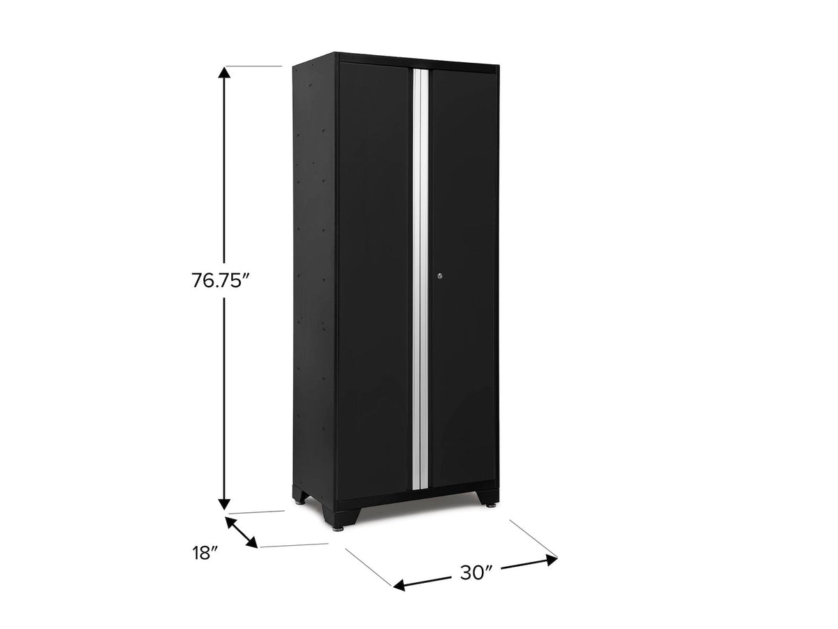 Bold Series 24-Gauge Steel RTA Storage Locker with 3 Shelves, Black, 30-in G9E6 - product image 5