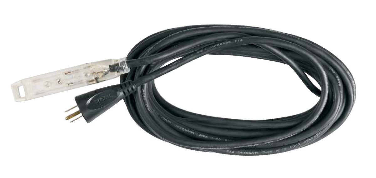 32-ft 10-in 14/3 Outdoor Extension Cord with 3 Grounded Outlets and Lighted End, Black F8Z6 - product image 2