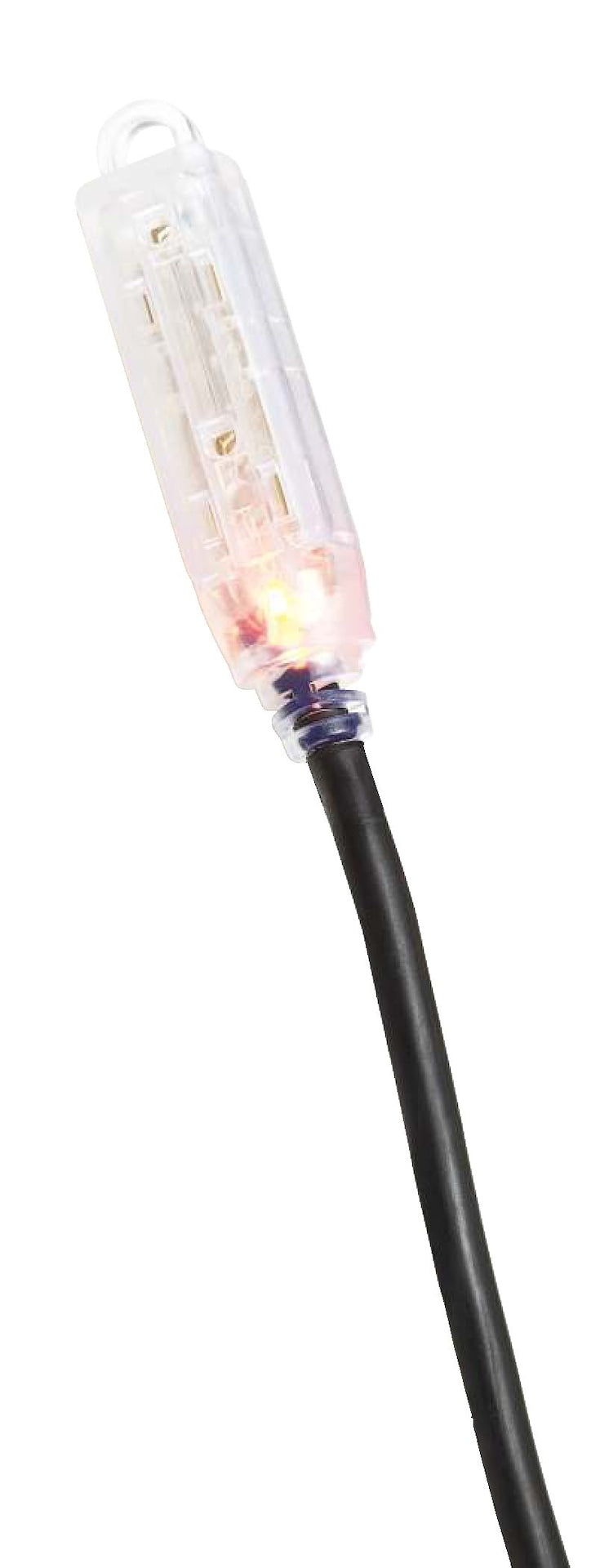 32-ft 10-in 14/3 Outdoor Extension Cord with 3 Grounded Outlets and Lighted End, Black F8Z6 - product image 6