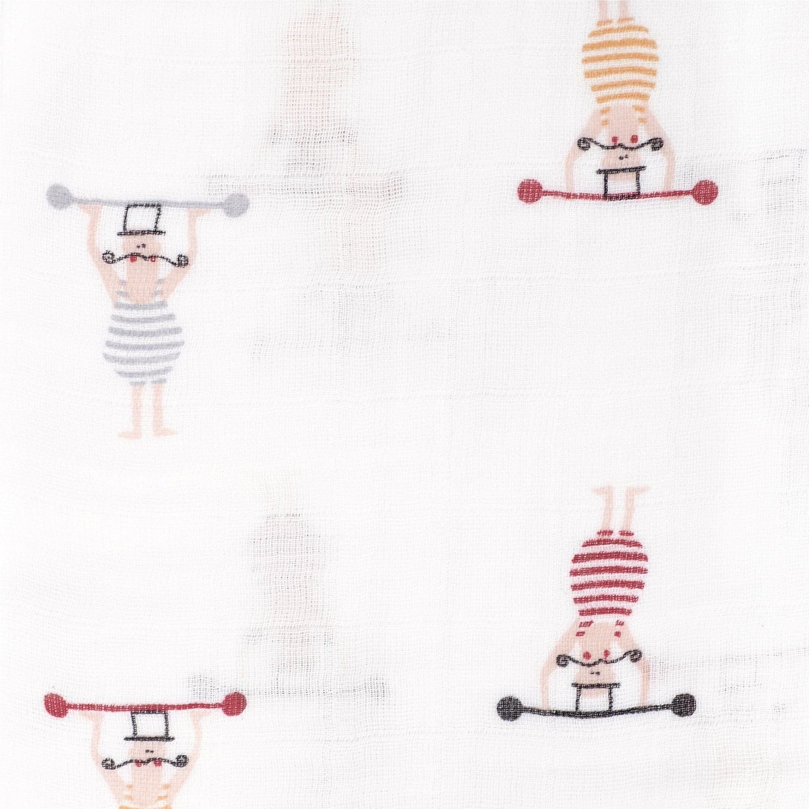 Cotton Muslin Baby Swaddle Blanket, Circus P0R2 - product image 1