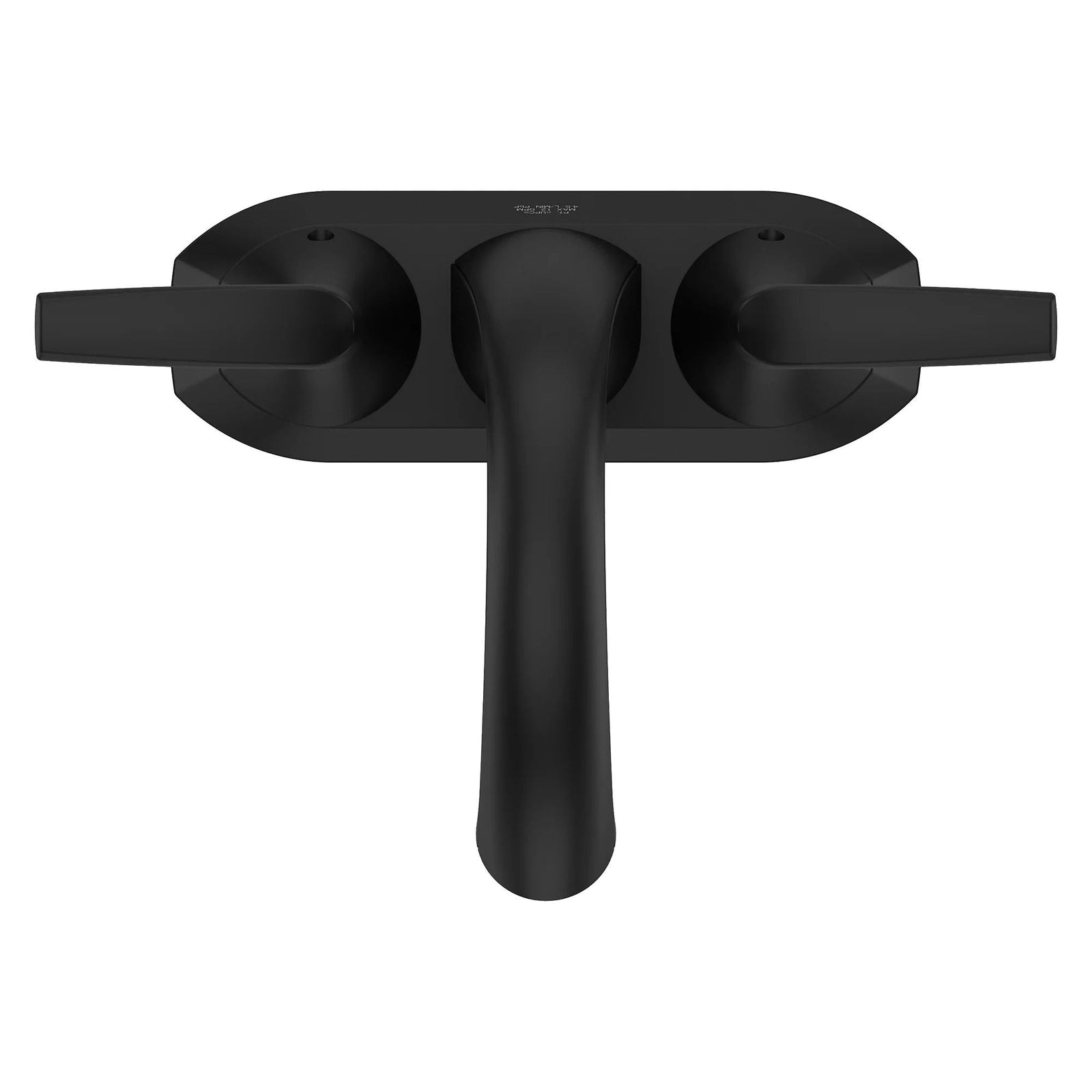 Rancho Double Handle 4-in Centreset Bathroom Sink Faucet Push & Seal Drain, WaterSense Certified, Matte Black T6I9 - product image 2