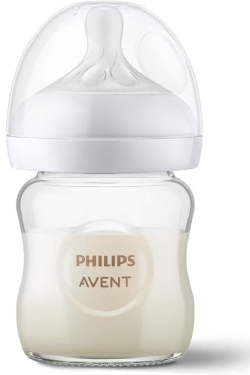 Glass Bottle with Response Nipple 4-oz, 1-pk W0O9 - product image 1
