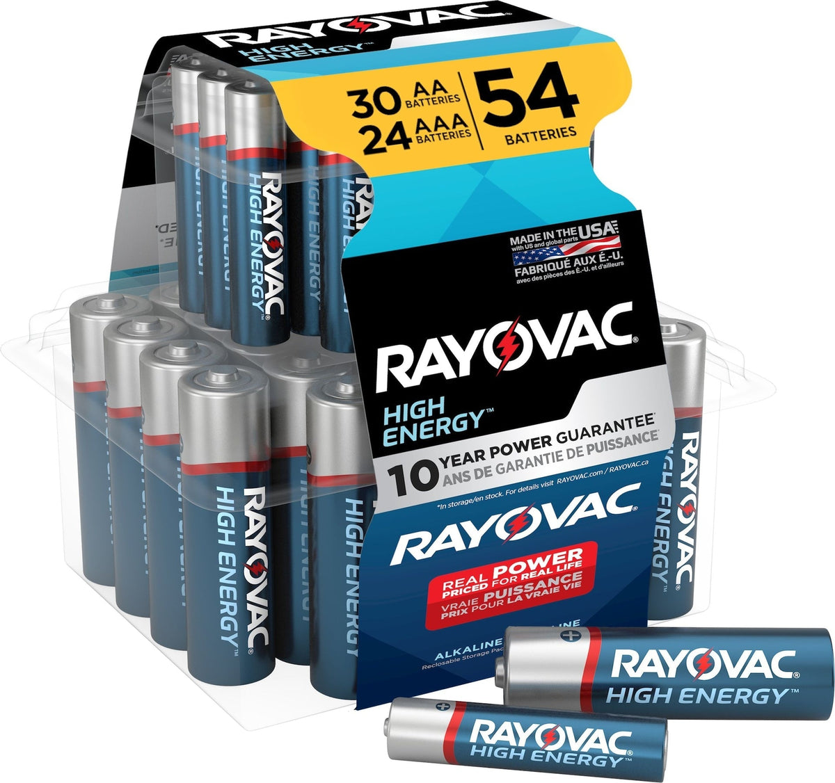 AA30/AAA24 Battery Combo Pack, 54-pk Q9P6 - product image 3