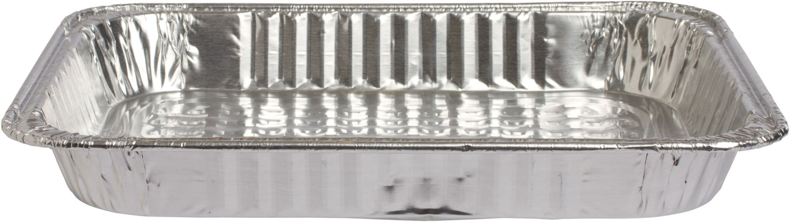 Foil Reusable Half Size Steam Baking Pan, Silver, 12-in, for Baking/Cooking/Steaming Q3F2 - product image 1