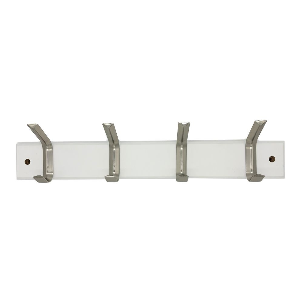 Double 4 Hook on Board, 18", White W4Z8 - product image 1