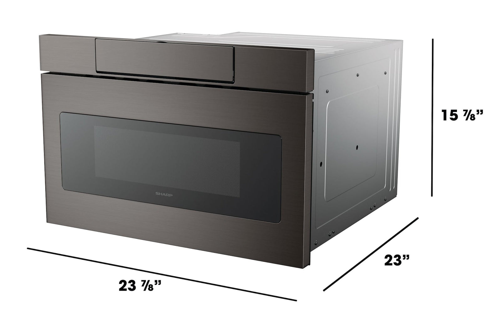 Black Stainless Steel Microwave Drawer Oven, 24-in G3I4 - product image 7