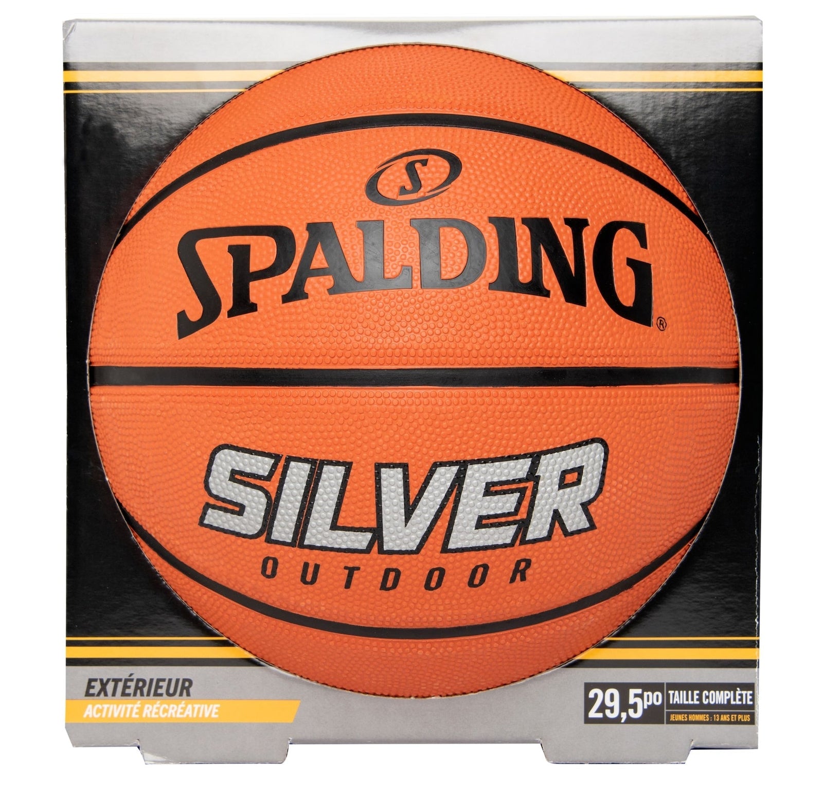 Silver Outdoor Rubber Basketball, Official Size 7 (29.5-in), Orange C8U4 - product image 3