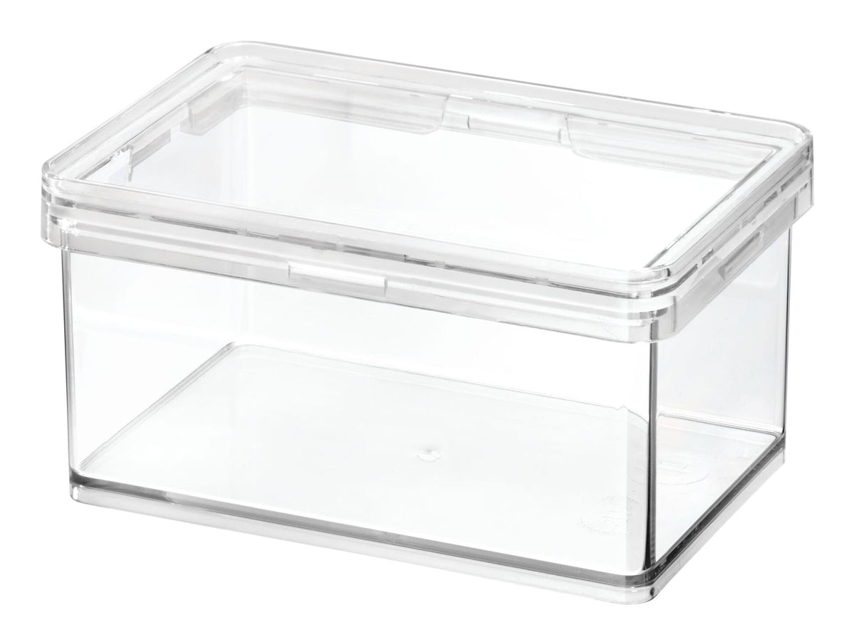 The Home Edit by iDESIGN Clear Stackable Small Canister with Air Tight Lid, 0.47-L K5F7 - product image 1