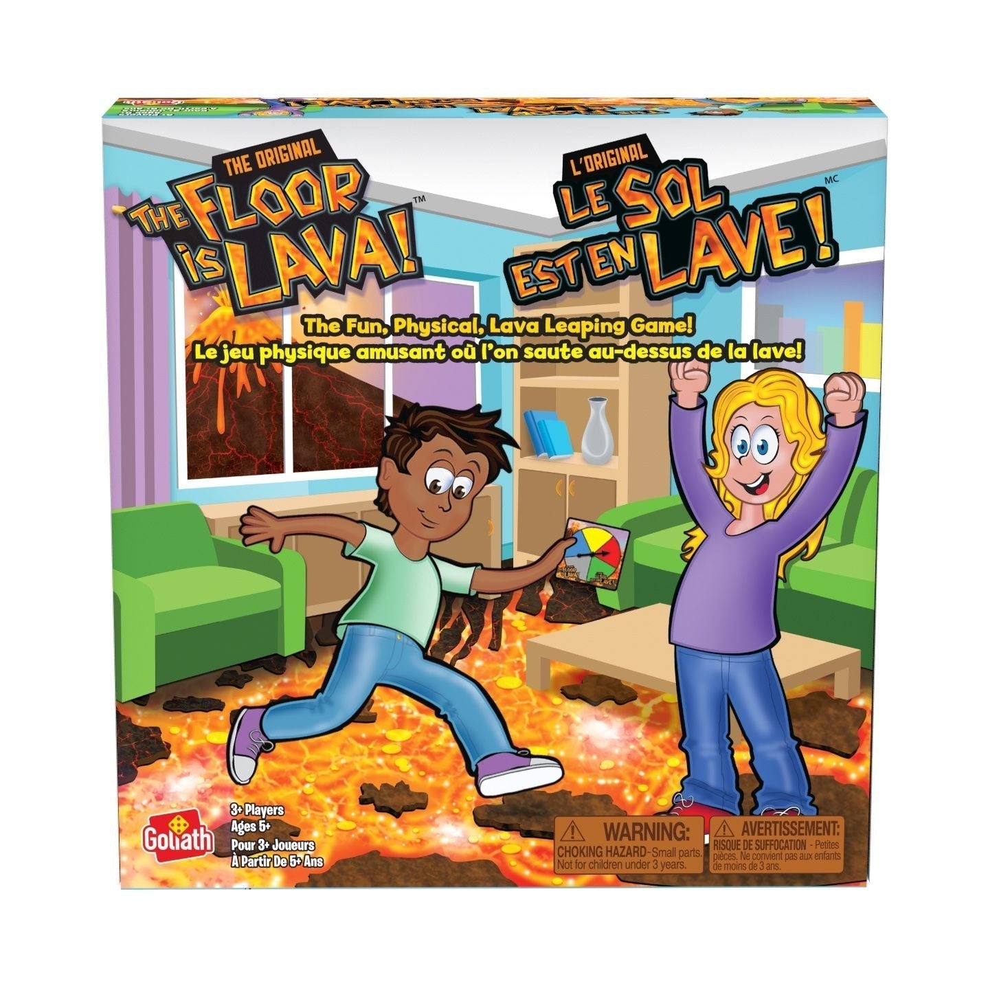 The Original The Floor is Lava Bilingual Family Game, Ages 5+ J0W1 - product image 1
