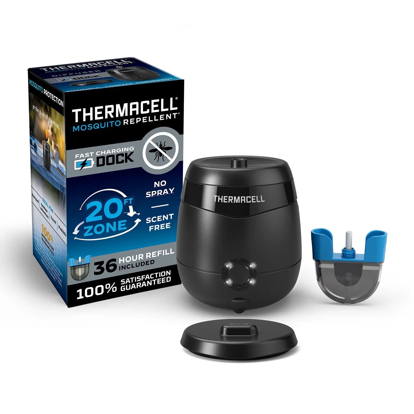 E-ZoneGuard Patio+ Rechargeable Mosquito Repeller with 36-Hr Refill and 6.5-Hr Battery N3W5 - product image 2