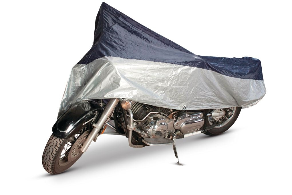 200 Series Fabric Motorcycle Cover for Water & UV Resistance, Large W9V6 - product image 1