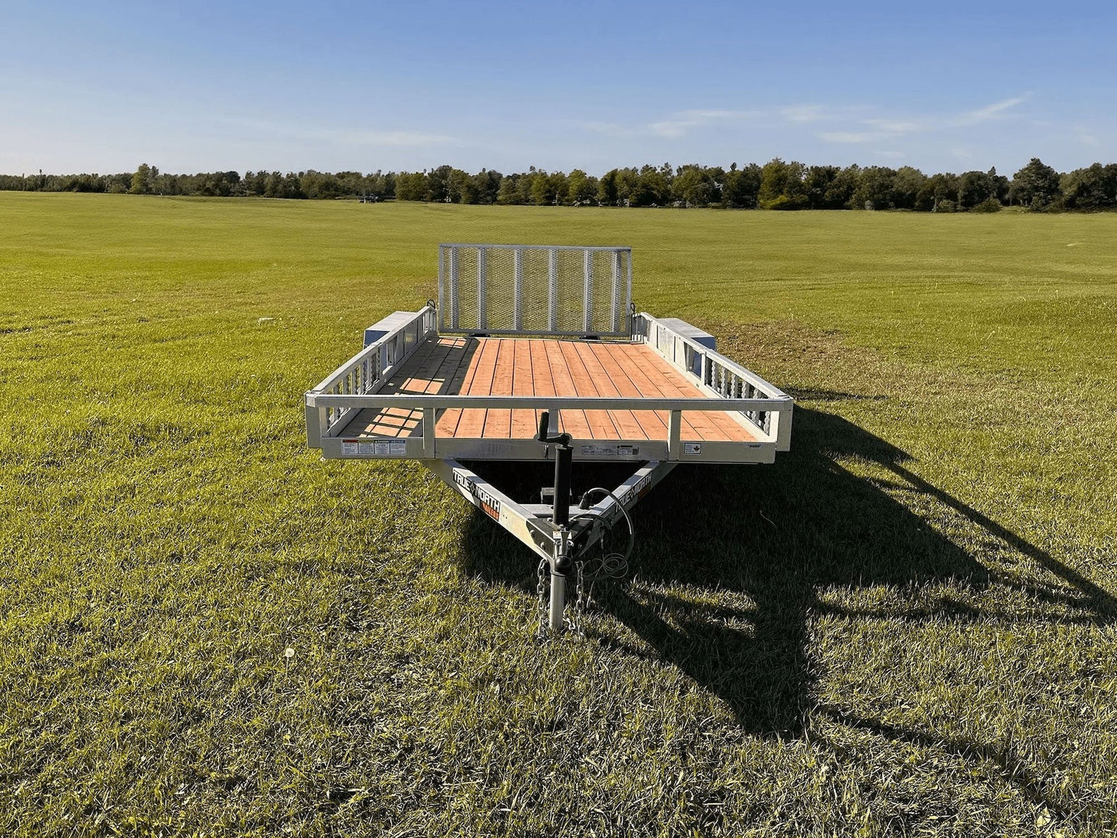 83-in x 16-ft Tandem Axle Utility Trailer, Galvanized V0K2 - product image 4