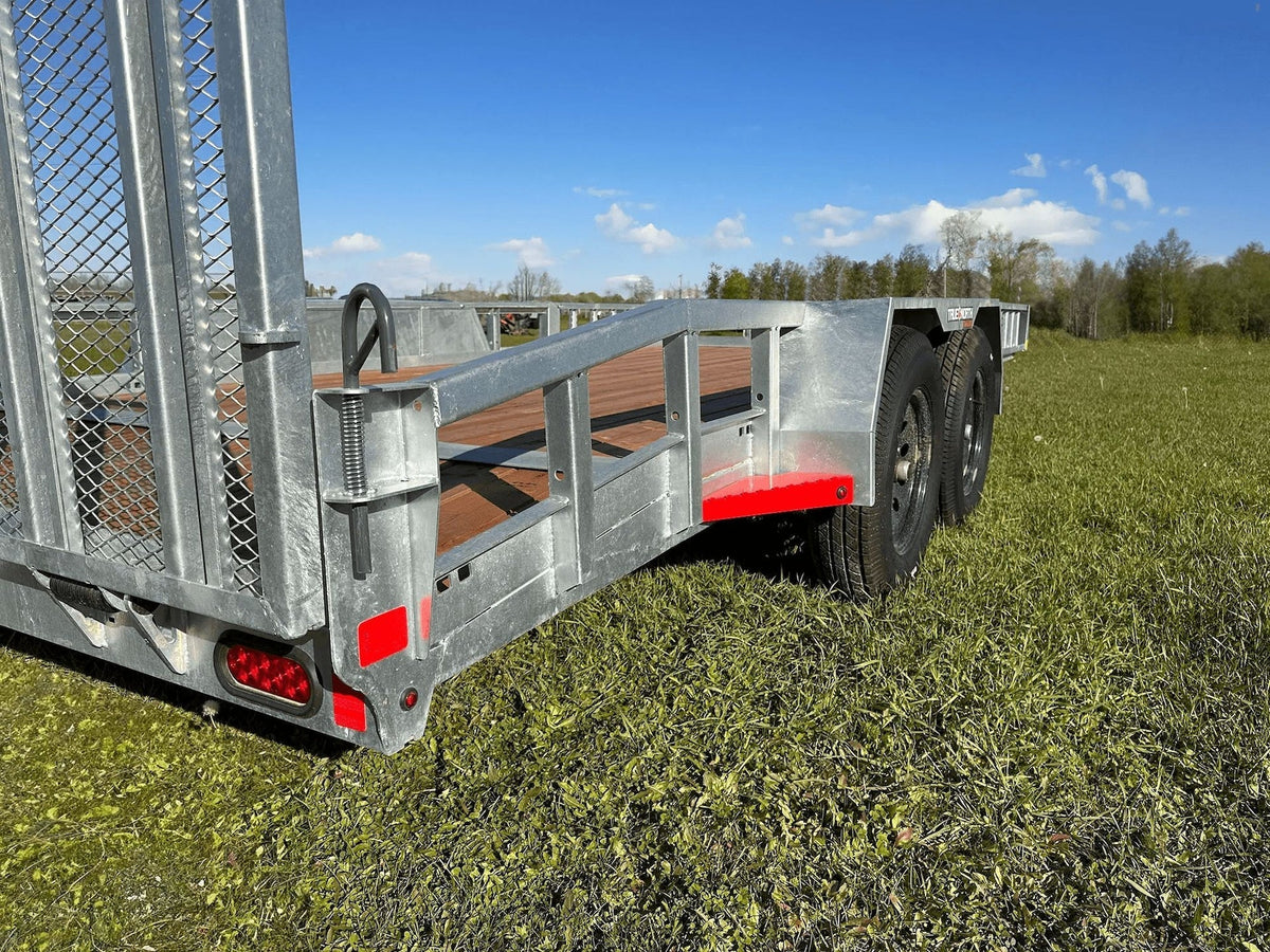 83-in x 16-ft Tandem Axle Utility Trailer, Galvanized V0K2 - product image 5