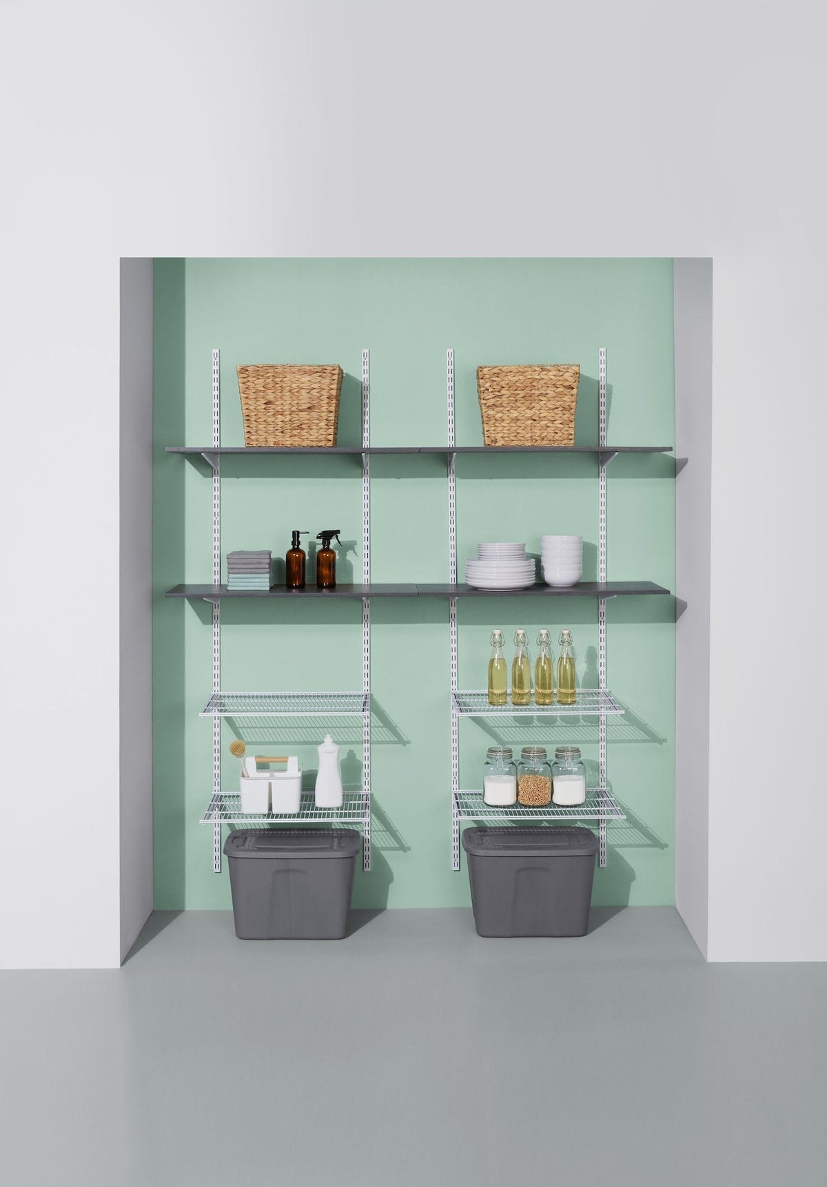 type A Floating Wall Shelf Board, Black Slate, 16 x 35-in P2M8 - product image 3