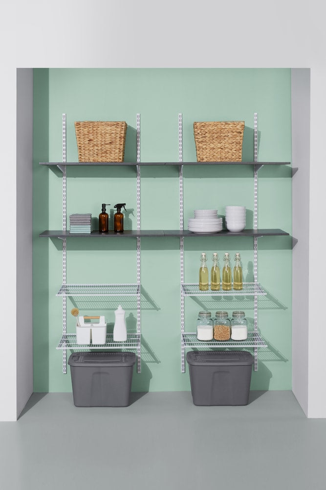 type A Floating Wall Shelf Board, Black Slate, 16 x 35-in P2M8 - product image 5