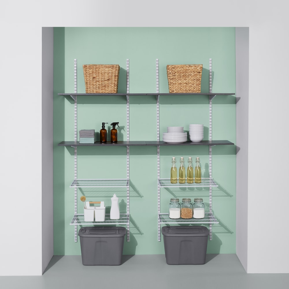 type A Floating Wall Shelf Board, Black Slate, 16 x 35-in P2M8 - product image 7