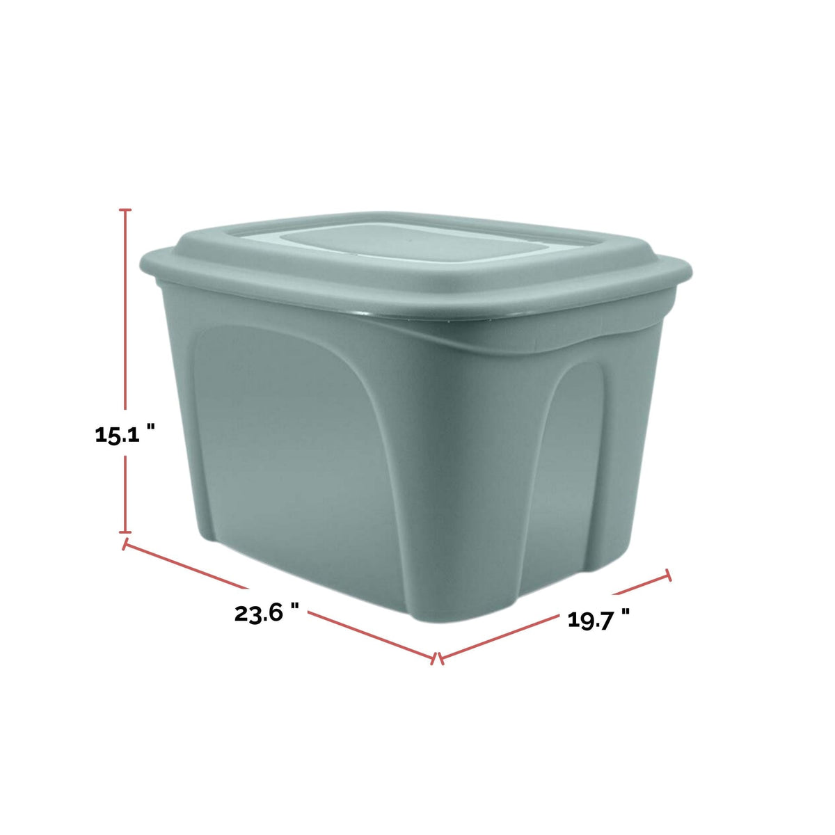 Type A Nesting Tote, 72-L, Moss Green G4L3 - product image 2