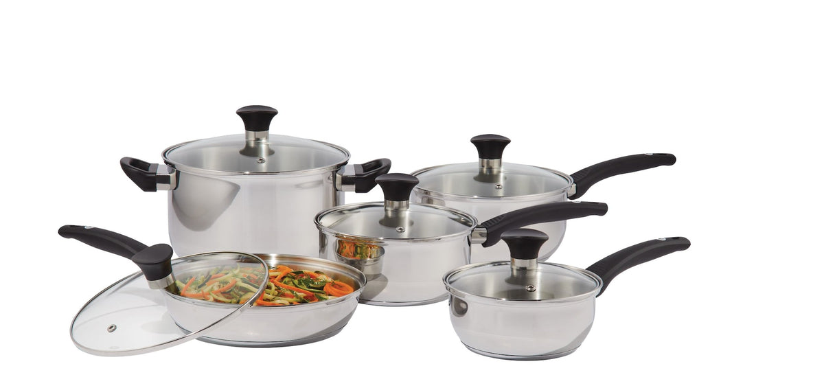 Everyday Series Premium Stainless Steel Cookware Set, Dishwasher & Oven-Safe, 10-pc T0C6 - product image 5