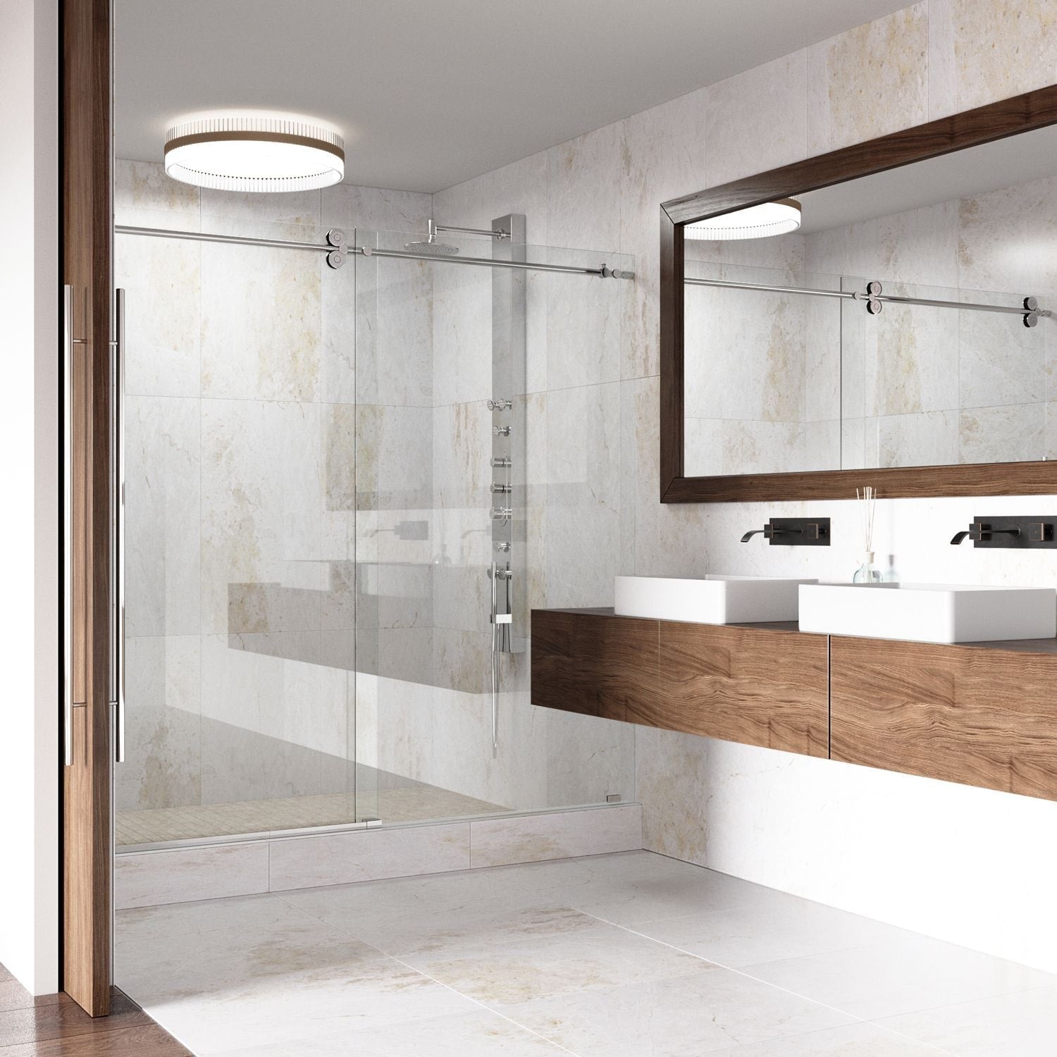 Magnolia Matte Stone Vessel Bathroom Sink/Basin with Deep Bowl, White E8Y7 - product image 7