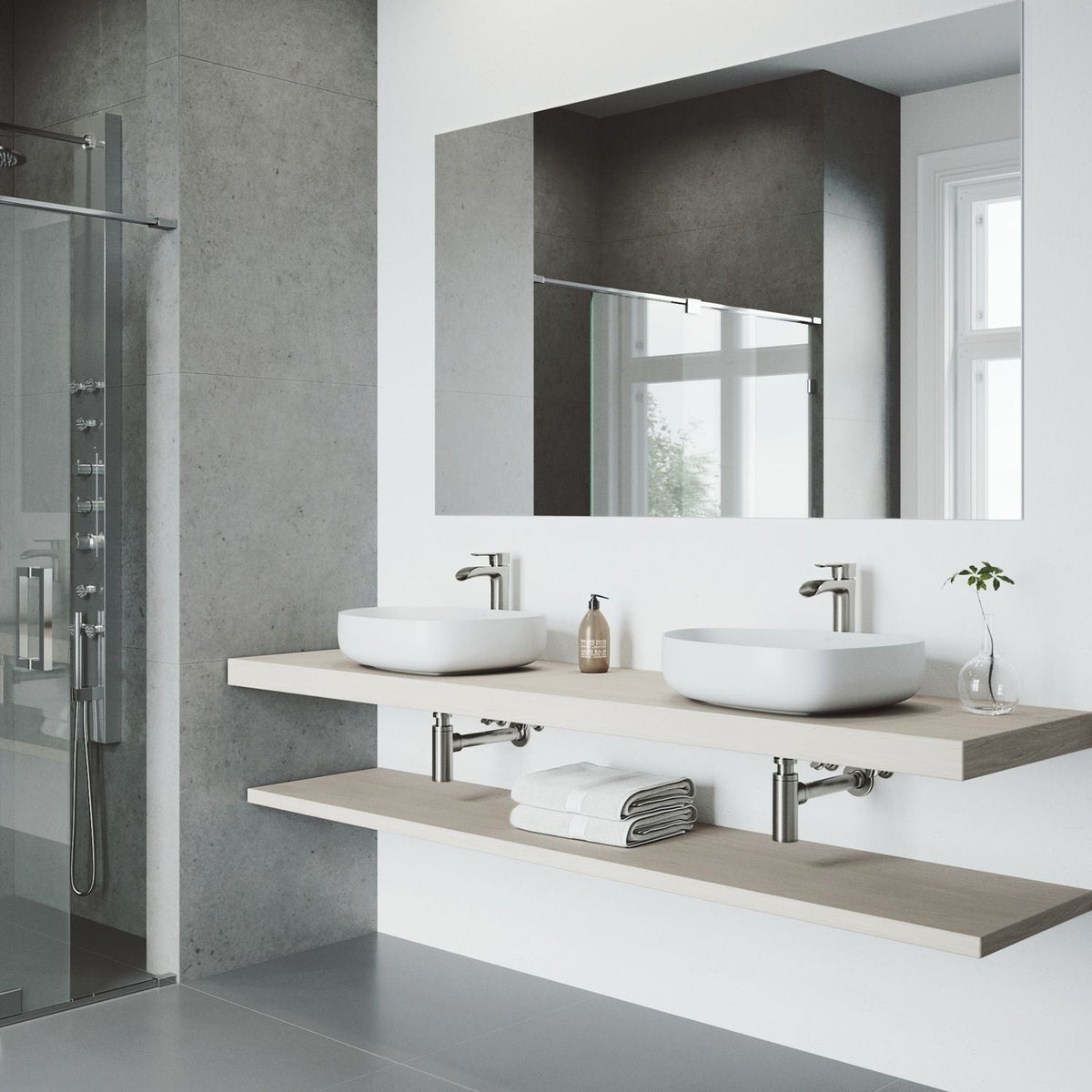 Peony Matte Stone Novelty Composite Vessel Bathroom Sink/Basin with Deep Bowl, White T3T1 - product image 8