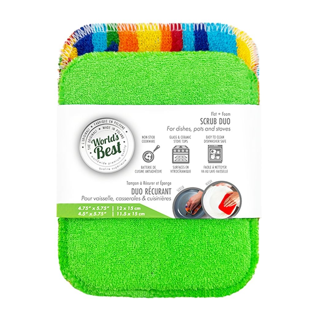 Best Foam Pot Scrubber, Washable, 2-pk G9R8 - product image 1