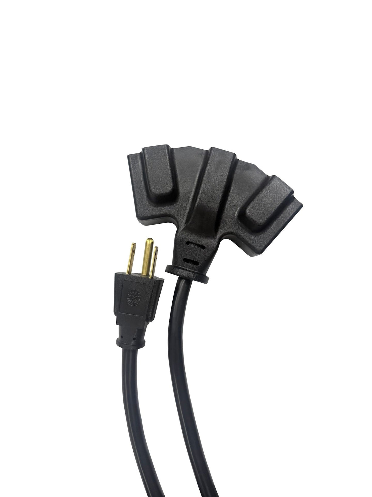 20' 16 Gauge 3-Tap Outdoor Extension Cord, Black K9V8 - product image 1