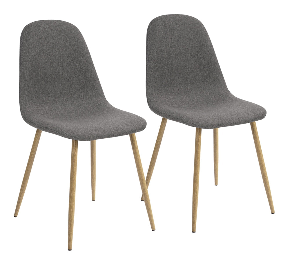 39F Charlton Fabric Dining Chair, Grey I6U5 - product image 1