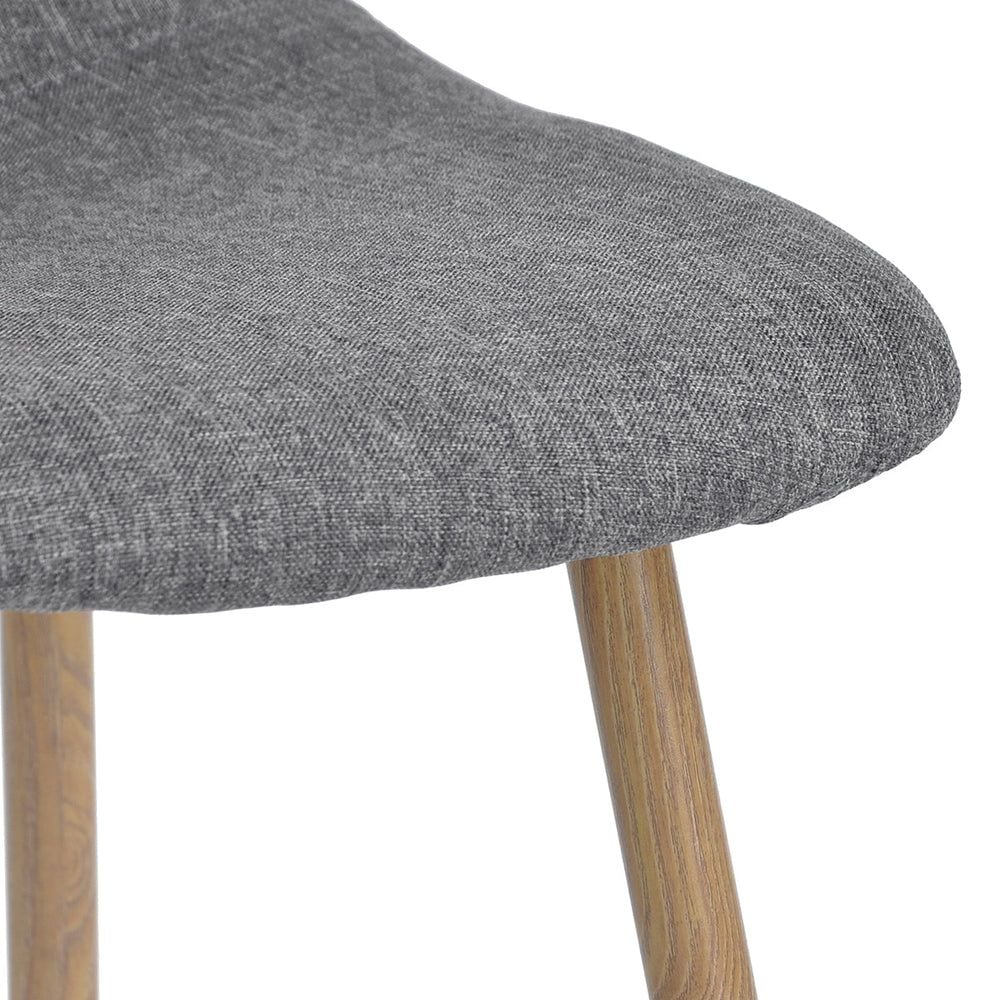 39F Charlton Fabric Dining Chair, Grey I6U5 - product image 6