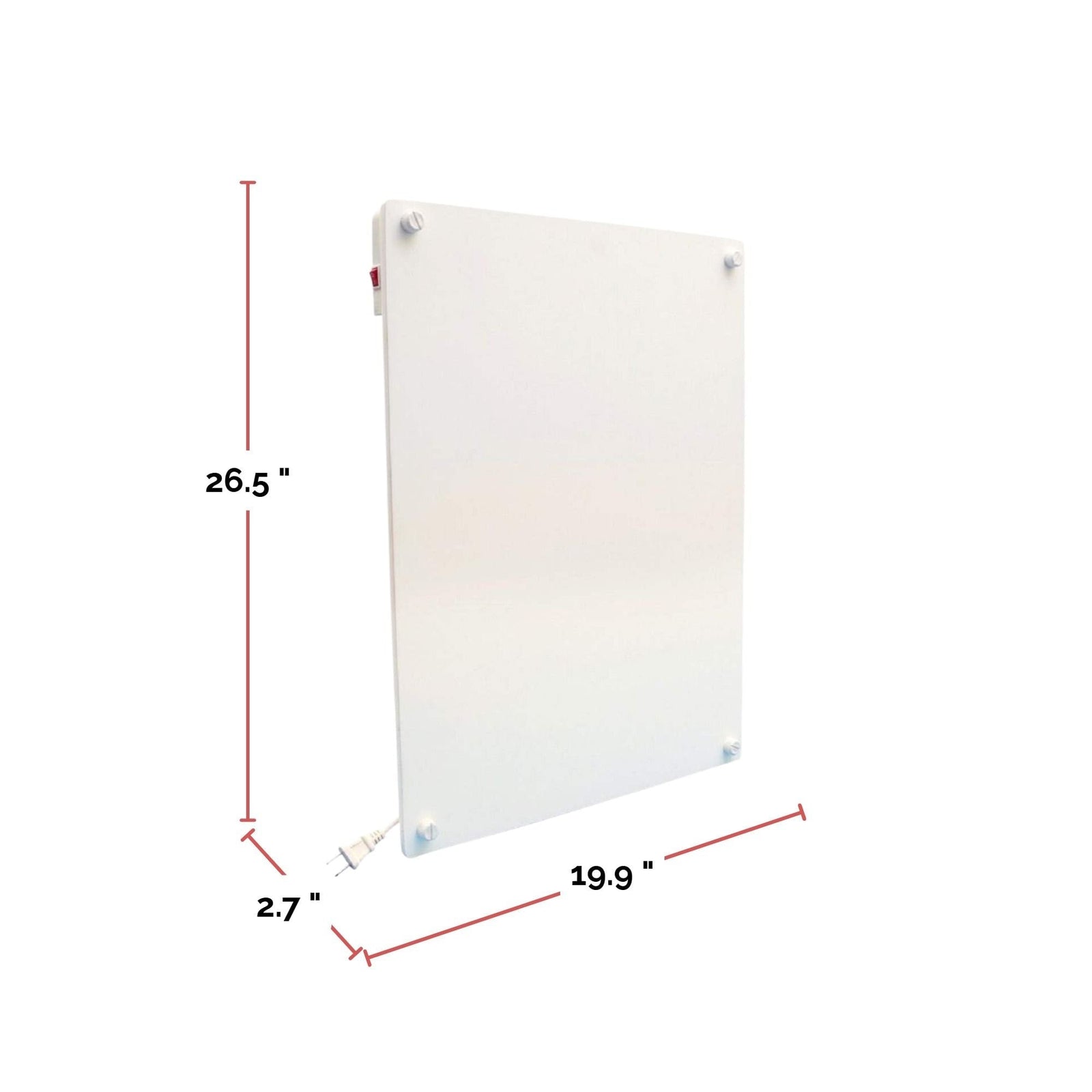 Heater Ceramic Electric Wall-Mounted Heater, 250W, White L1B7 - product image 6