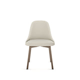 Harper Upholstered Dining Chair, Boucle Polyester Fabric & Bronze Metal Frame T2J9 - product image 2