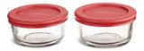 Glass Storage Container Set with Lids, 2 Count I0W8 - product image 1