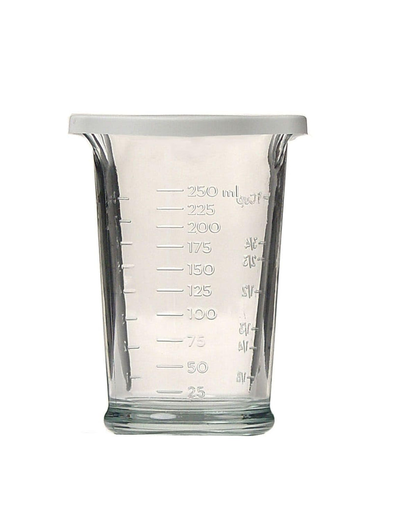Triple-Pour Measuring Cup with Plastic Lid, 250-ml U2G3