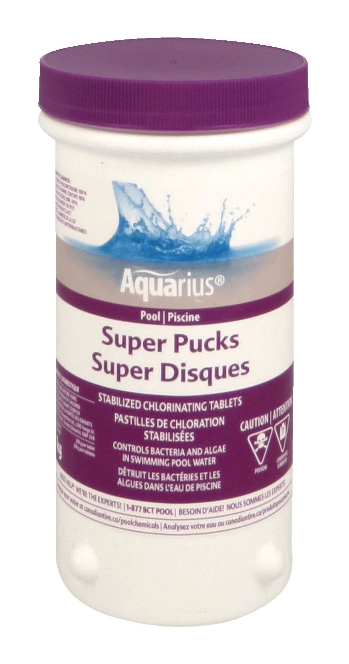 Super Pucks Stabilized Chlorine Tablets, 1-kg H3D5 - product image 1