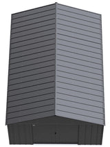 Classic 12x17-ft Charcoal Corrosion-Resistant Metal Shed M5V9 - product image 3