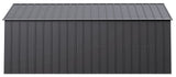 Classic 12x17-ft Charcoal Corrosion-Resistant Metal Shed M5V9 - product image 4