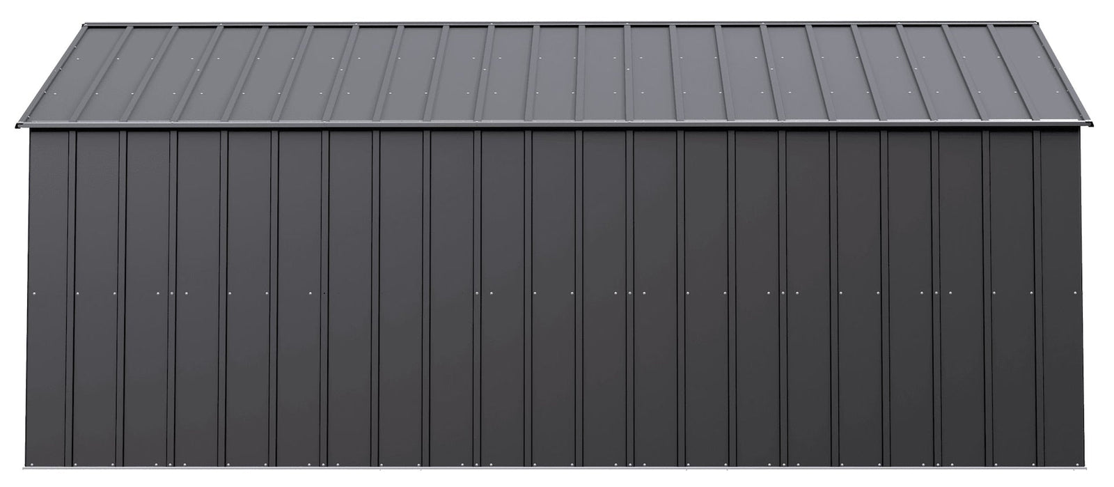 Classic 12x17-ft Charcoal Corrosion-Resistant Metal Shed M5V9 - product image 4