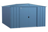 Classic Galvanized Steel Storage Shed, Blue Grey, 10-ft x 12-ft I9E2 - product image 3