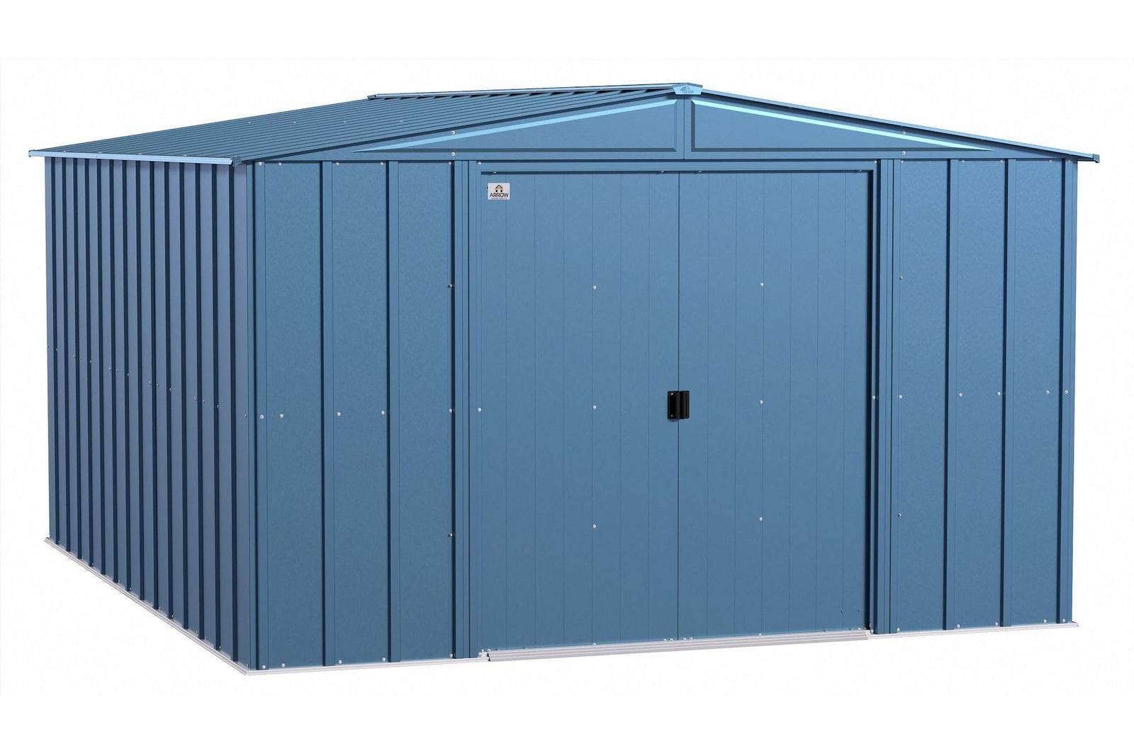 Classic Galvanized Steel Storage Shed, Blue Grey, 10-ft x 12-ft I9E2 - product image 3