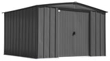 Classic Galvanized Steel Storage Shed, Charcoal, 10-ft x 12-ft S2E9 - product image 2