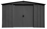 Classic Galvanized Steel Storage Shed, Charcoal, 10-ft x 12-ft S2E9 - product image 3