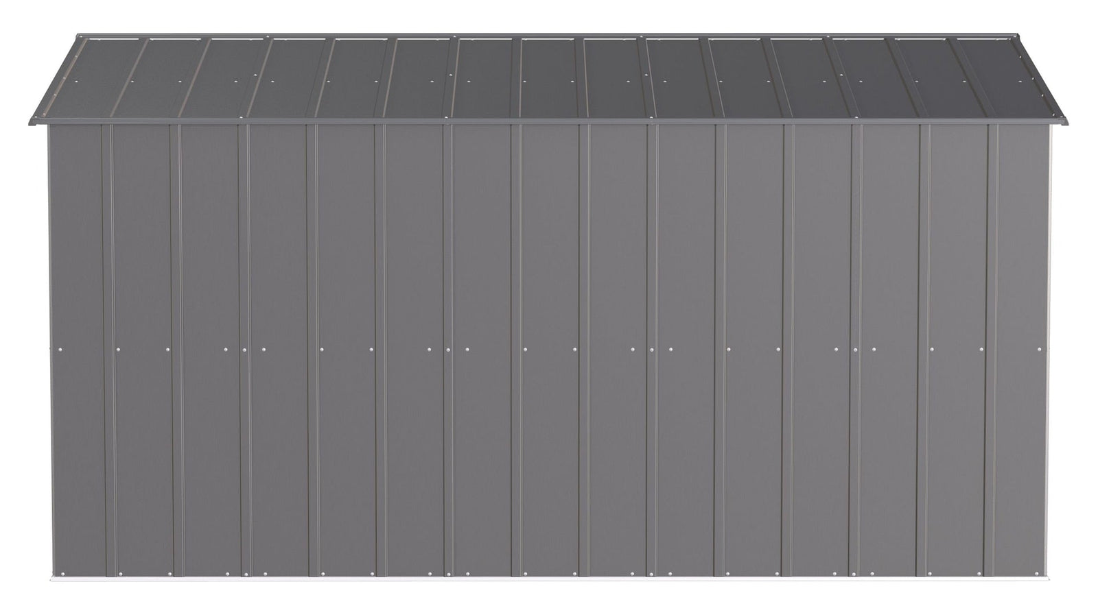 Classic Galvanized Steel Storage Shed, Charcoal, 10-ft x 12-ft S2E9 - product image 5