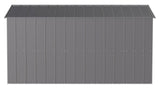 Classic Galvanized Steel Storage Shed, Charcoal, 10-ft x 12-ft S2E9 - product image 6