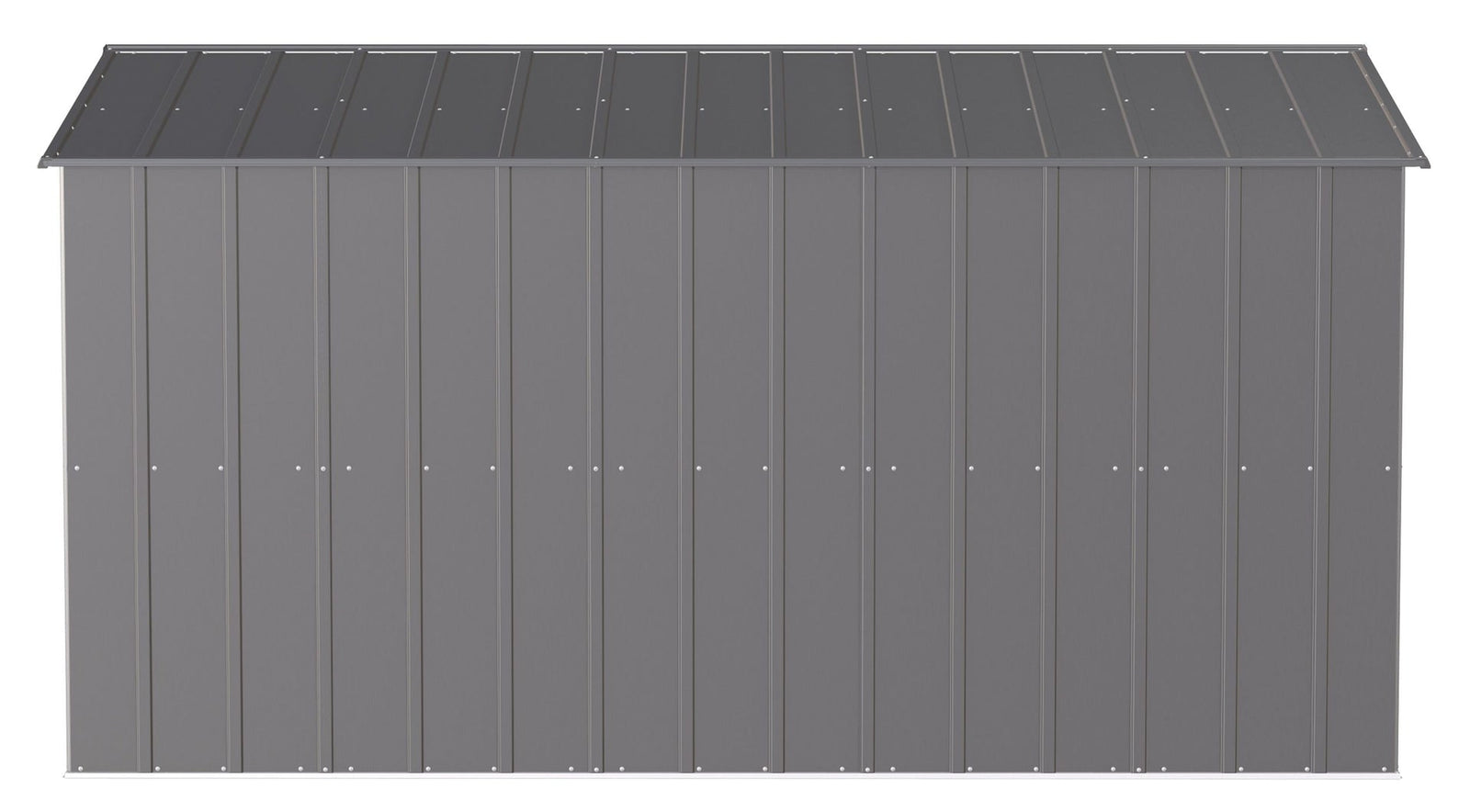 Classic Galvanized Steel Storage Shed, Charcoal, 10-ft x 12-ft S2E9 - product image 6