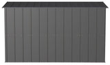 Classic Galvanized Steel Storage Shed, Charcoal, 10-ft x 4-ft S3O3 - product image 8